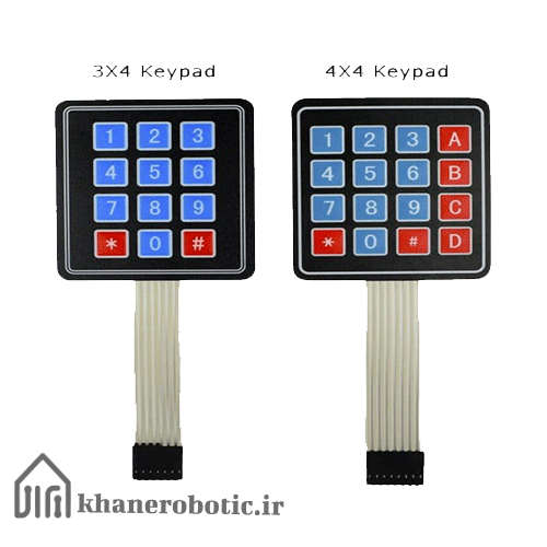 آموزش راهاندازی کیپد 3×4 و 4×4 با آردوینو